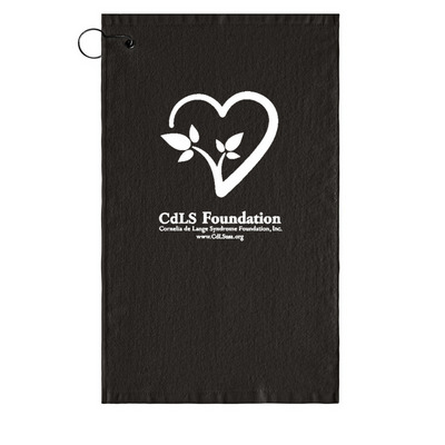 Tee Off for CdLS Awareness, a Black Golf Towel