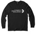 The Association Logo Wear, a Deep Black Allmade Organic Cotton Long Sleeve Tee
