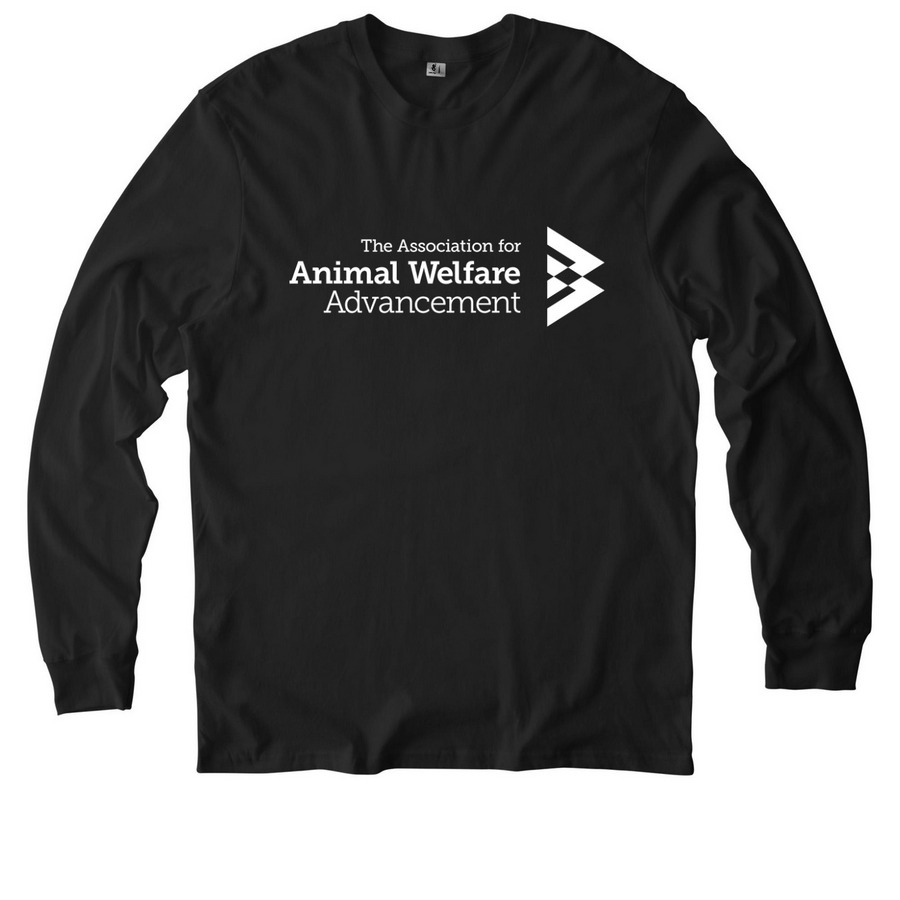 The Association Logo Wear, a Deep Black Allmade Organic Cotton Long Sleeve Tee