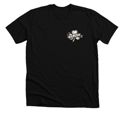 2026 SLNY "CHEERS" BLACK TEE, a Solid Black Blend Premium Unisex Tee