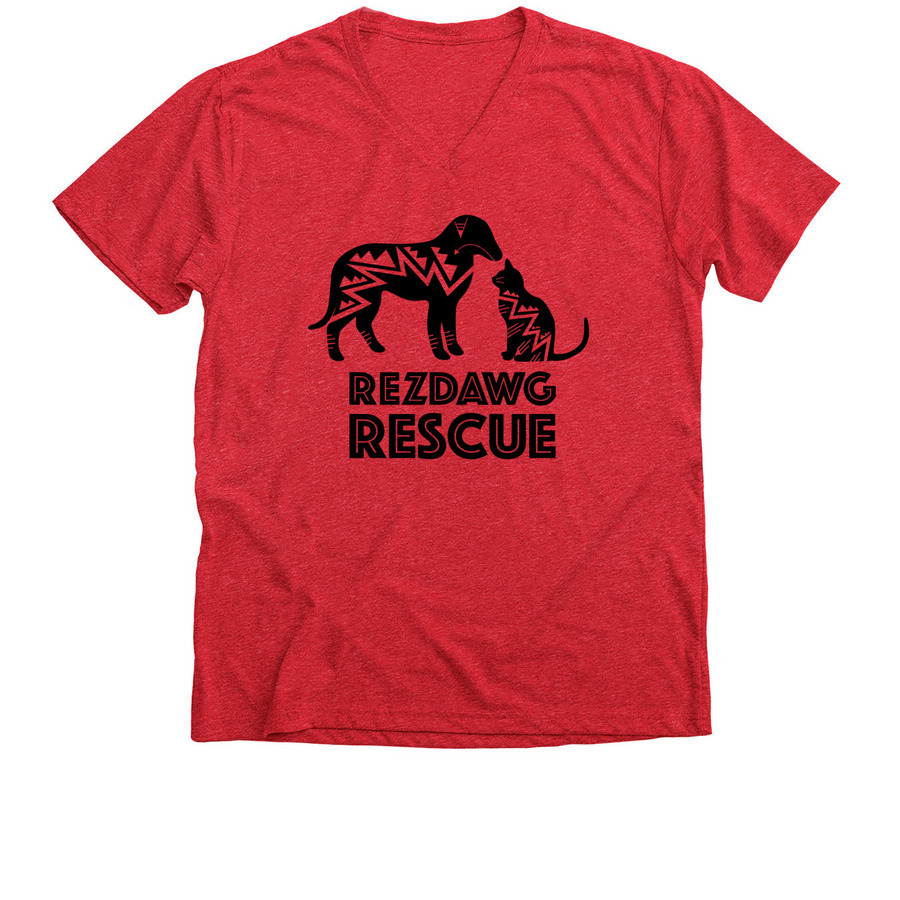 Strutt your mutt!, a Heather Red Premium V-Neck Tee