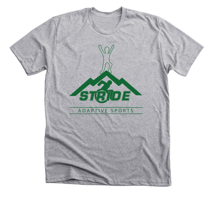 Official STRIDE Merchandise, a Athletic Heather Premium Unisex Tee