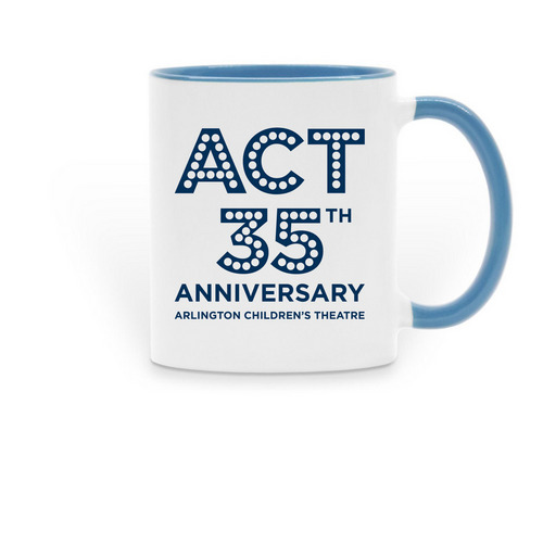 ACT 35th anniversary mug, a Light Blue Two-Tone Ceramic Mug