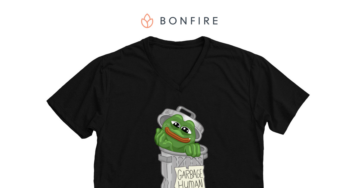 Garbage Human Merch | Bonfire