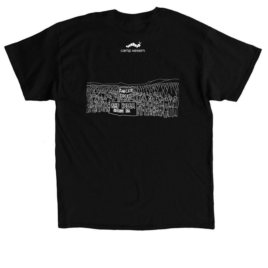 Camp Kesem Chestnut Hill '26, a Black Classic Unisex Tee (back-view)