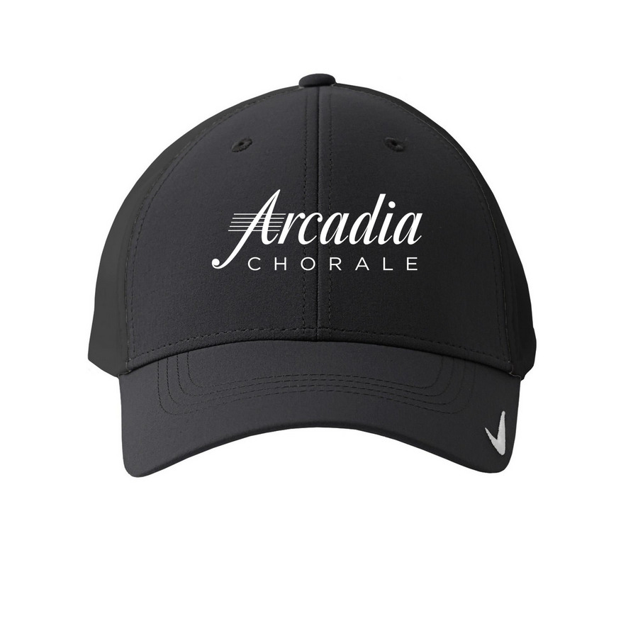 Arcadia Cap, a Anthracite Printed Nike Dri-FIT Legacy Performance Cap