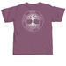 Growing Together, a Berry Comfort Colors Unisex Tee (back-view)