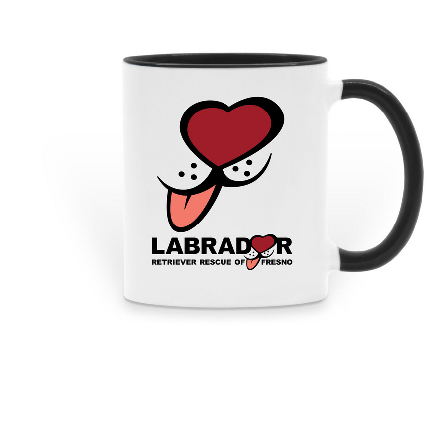 LRRF Mug, a Black Two-Tone Ceramic Mug
