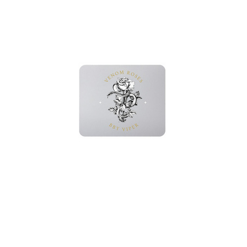 Venom Roses Mouse Pad, a White Full Color Mouse Pad