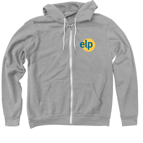 ELP Zip Up Bestie, a Athletic Heather Zip Up Hoodie