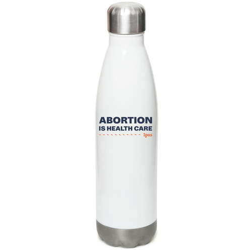 Abortion is health care&nbsp; &nbsp; &nbsp; &nbsp; &nbsp; &nbsp; &nbsp; &nbsp; &nbsp; &nbsp; &nbsp;&nbsp;, a White Stainless Steel Water Bottle