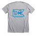 D&C New Design, a Athletic Heather Premium Unisex Tee (back-view)