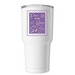 Morning Motivation Cup, a White Insulated Tumbler