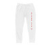 Alpha Sig White Joggers, a White Midweight Fleece Joggers