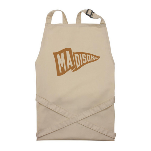 MEF Apron Merch, a Natural Recycled Bib Apron
