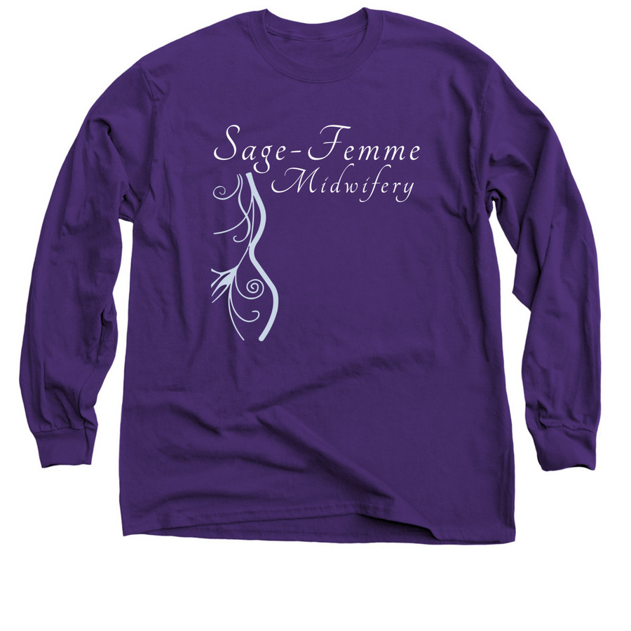 Sage-Femme Midwifery Supporter&nbsp;, a Purple Classic Long Sleeve Tee
