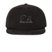 ReWild The Wild, a Black Printed Umpqua Snapback Cap
