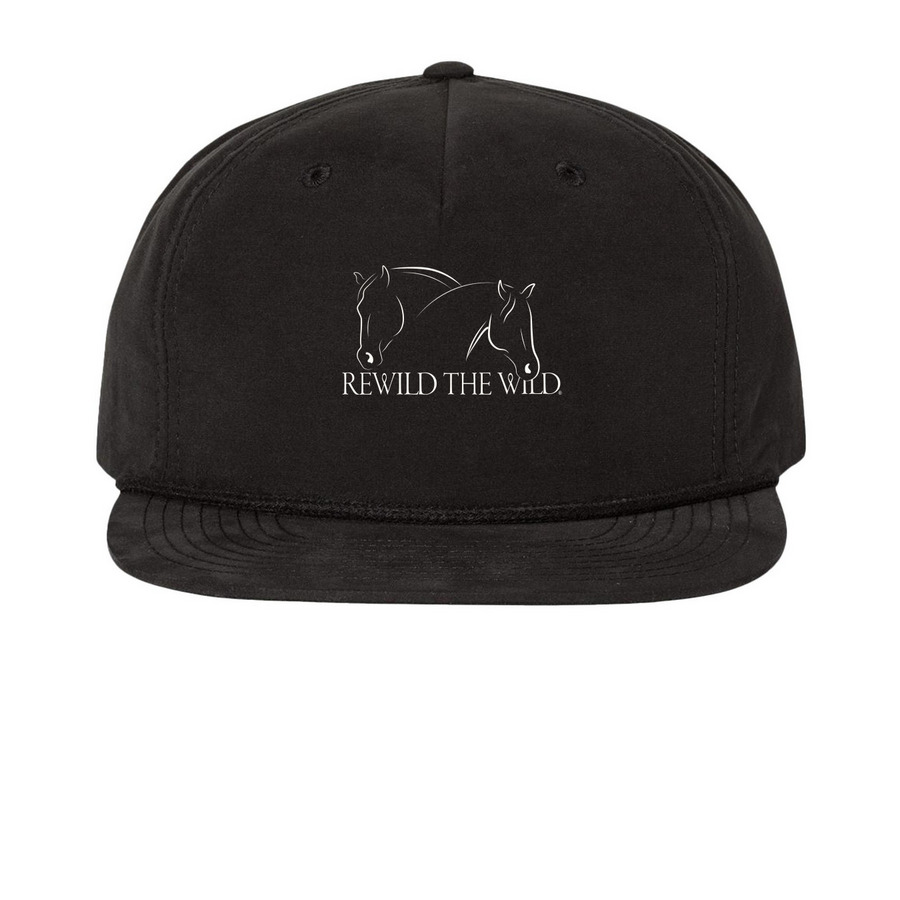 ReWild The Wild, a Black Printed Umpqua Snapback Cap