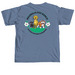 Cool People, a Blue Jean Comfort Colors Unisex Tee (back-view)