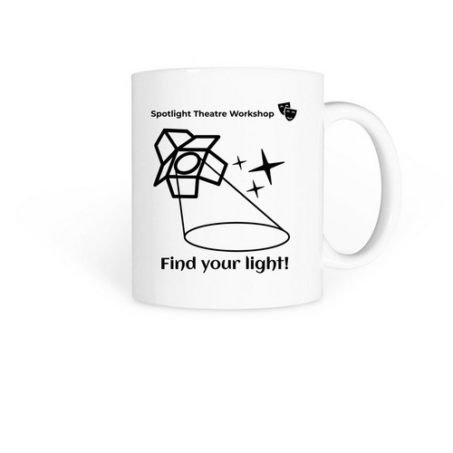 Spotlight Theatre Workshop - MUGS!, a White Coffee Mug