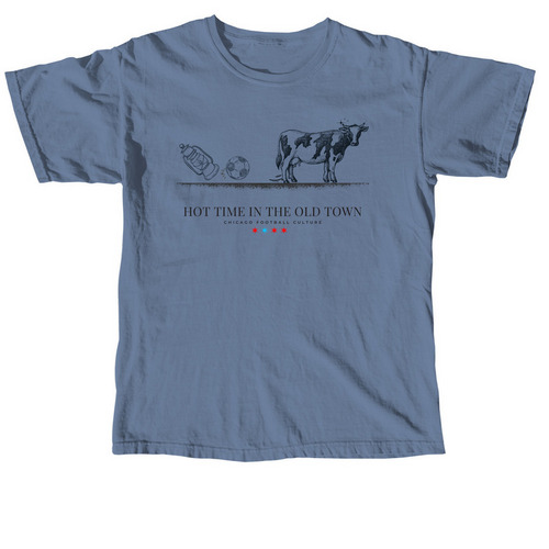 Hot Time in the Old Town, a Blue Jean Comfort Colors Unisex Tee