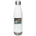 Wetland Water Bottle 1, a White Stainless Steel Water Bottle