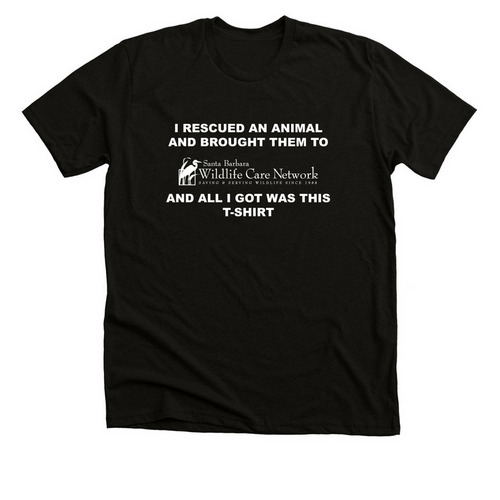 I Rescued an Animal and All I Got, a Solid Black Blend Premium Unisex Tee