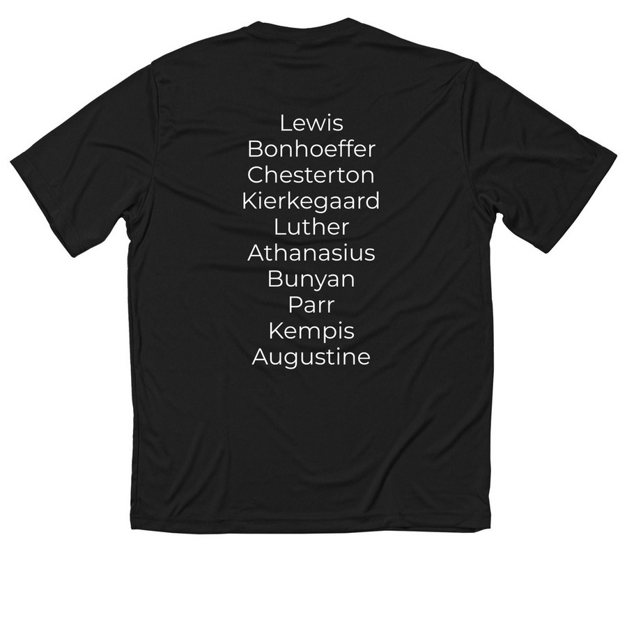 By Fire - Phit, a Black Classic Performance Tee (back-view)