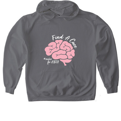 #GoGreyInMay Brain Tumor Awareness Shirts, a Charcoal Gildan Softstyle Pullover Hoodie