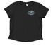 Fuel the Finish ? 5 More Laps Racing, a Deep Black Allmade Eco Triblend Women?s Scoop Neck Tee