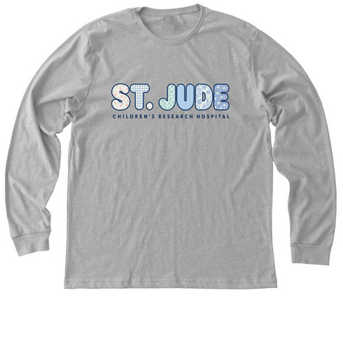 Bright St. Jude, a Athletic Heather Premium Long Sleeve Tee