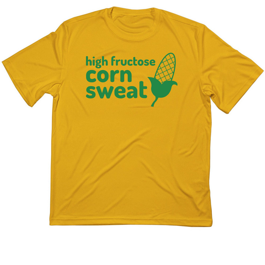 High Fructose Corn Sweat 2026 ACTIVE GREEN, a Gold Classic Performance Tee