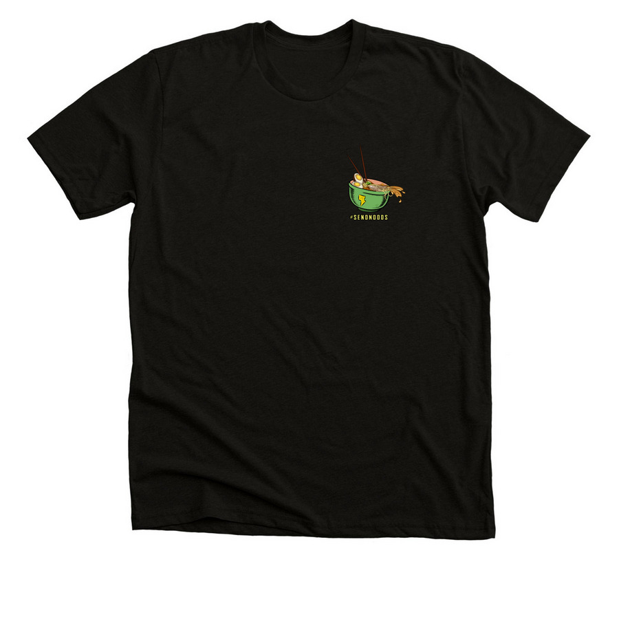 SendNoods - The Way of the Noodle, a Solid Black Blend Premium Unisex Tee