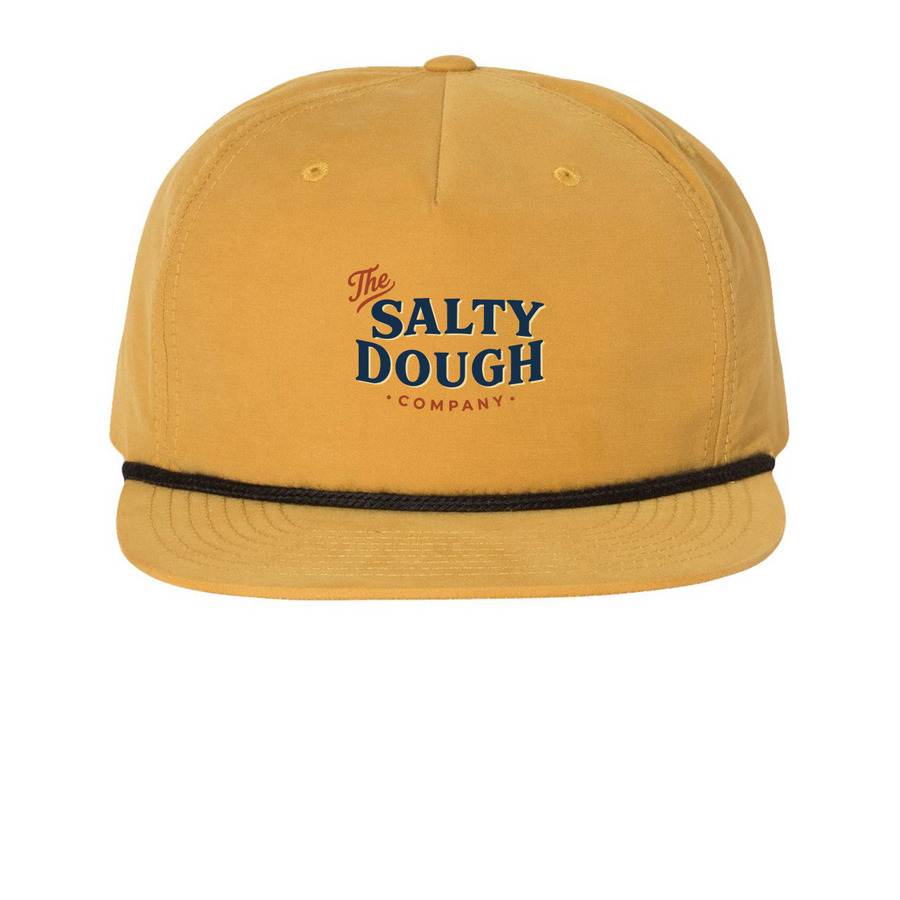 The Salty Cap, a Biscuit/ Black Printed Umpqua Snapback Cap