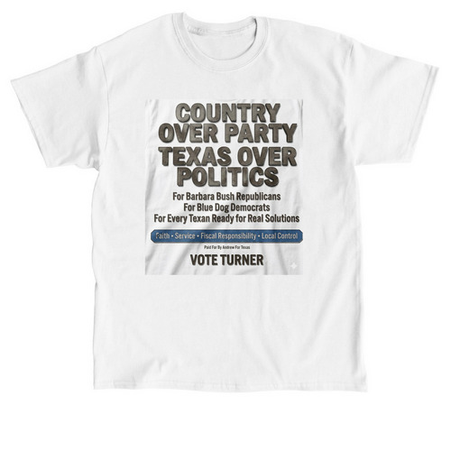 Country Over Party | Andrew Turner for HD-59, a White Classic Unisex Tee