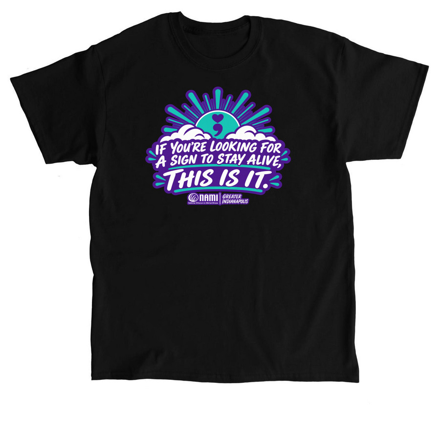 This Is Your Sign to Stay, a Black Classic Unisex Tee
