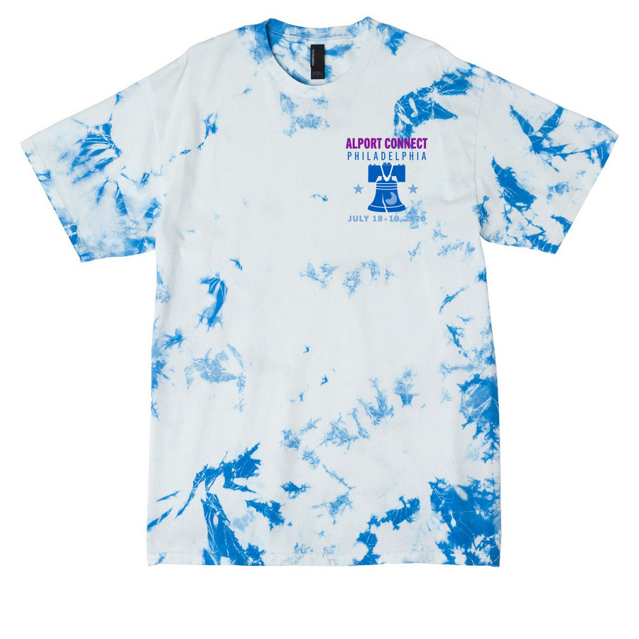 Alport Connect 2026 Tie Dye Shirt, a True Royal Crystal Tie Dye Tee