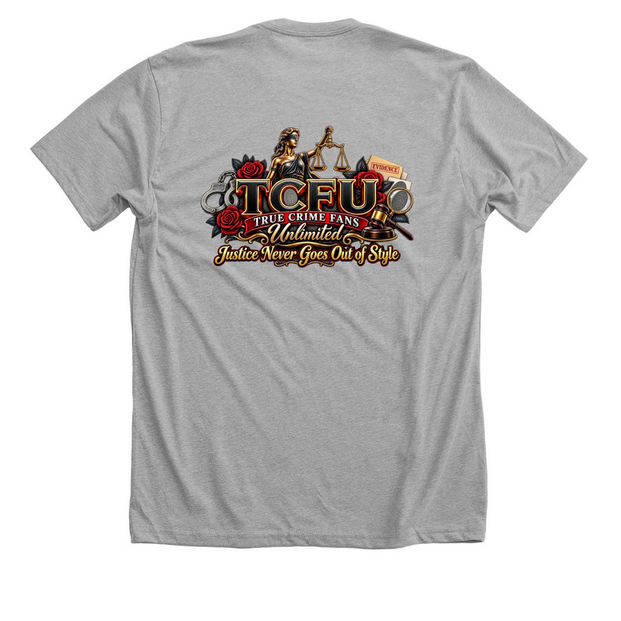 TCFU Chrissy Tees Mini Logo Front&nbsp;, a Athletic Heather Premium Unisex Tee (back-view)