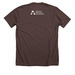 AWHC: &nbsp;Save the Burros Circle, a Heather Brown Premium Unisex Tee (back-view)