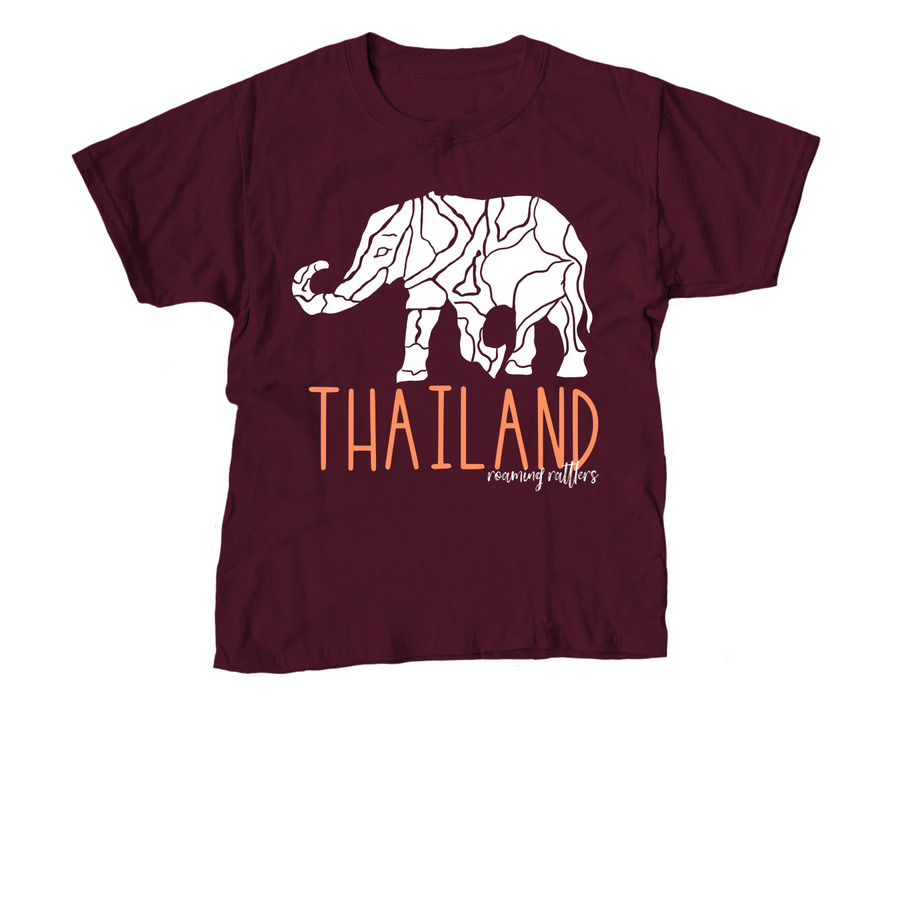 Roaming Rattlers Thailand, a Maroon Youth Unisex Tee