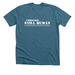 Unhoused, Still Human, a Heather Deep Teal Premium Unisex Tee