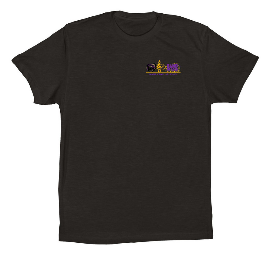 Winter Springs Band of Gold Logo Shirt&nbsp;, a Black Premium Cotton Tee