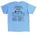 2026 World Fragile X Day Black Logo&nbsp;, a Carolina Blue Classic Unisex Tee (back-view)