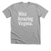 Virginia Miss Amazing T-Shirts, a Athletic Heather Premium Unisex Tee