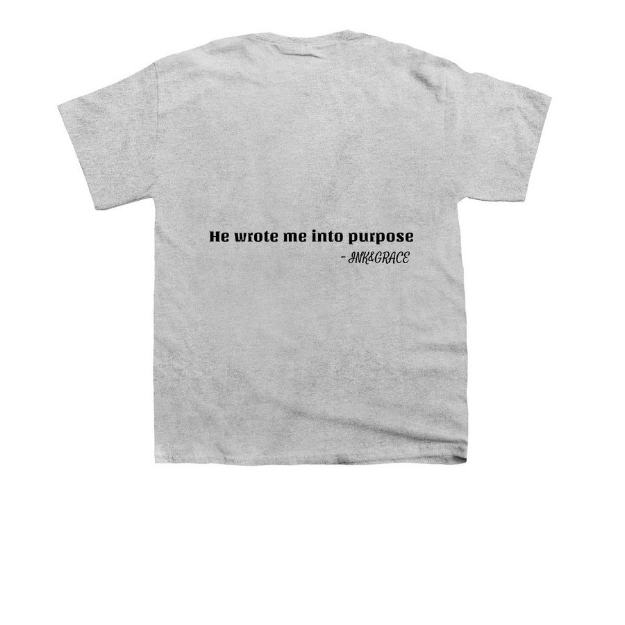 Ink & Grace ? SET APART Collection, a Sport Grey Youth Unisex Tee (back-view)