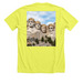 WIG, a Neon Yellow Premium Unisex Tee (back-view)