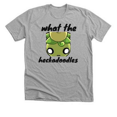 what the (limited drop), a Athletic Heather Premium Unisex Tee