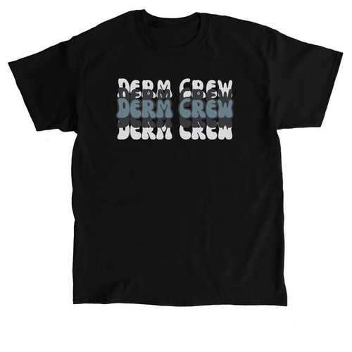 Derm Crew, a Black Classic Unisex Tee