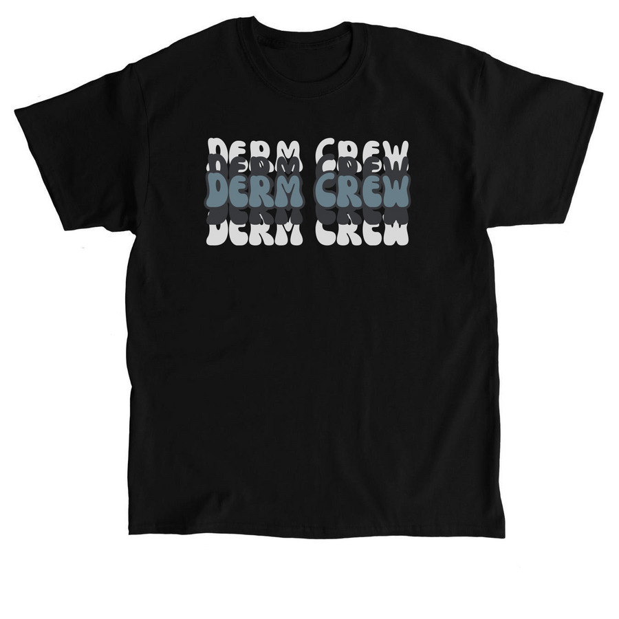 Derm Crew, a Black Classic Unisex Tee