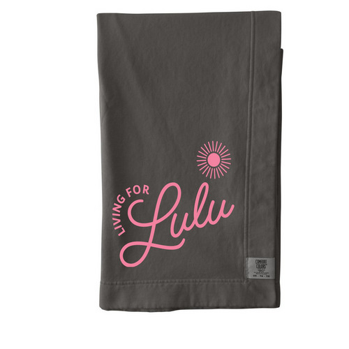 Living for Lulu Stadium Blanket&nbsp;, a Pepper Comfort Colors Blanket